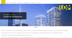 Desktop Screenshot of lom-architecture.com