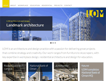 Tablet Screenshot of lom-architecture.com